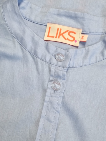 LIKS. Munich Blouse 'Bluse Soul full of sunshine' in Blauw