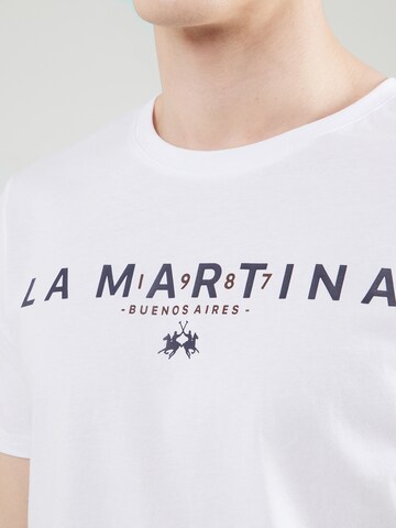 balta La Martina Marškinėliai