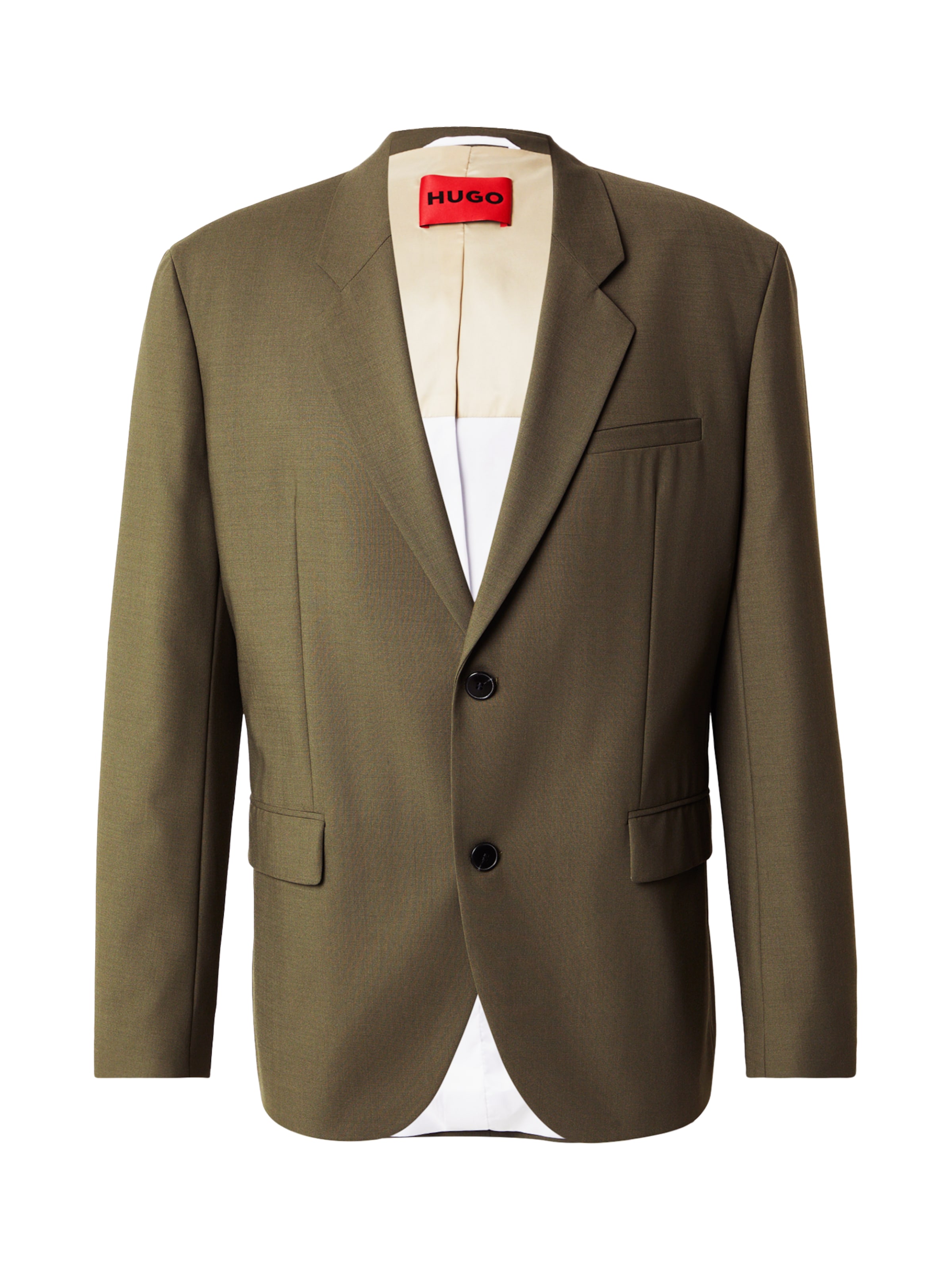 HUGORegular Fit Poslovni sako 'Kris231X' - zelena boja: prednji dio