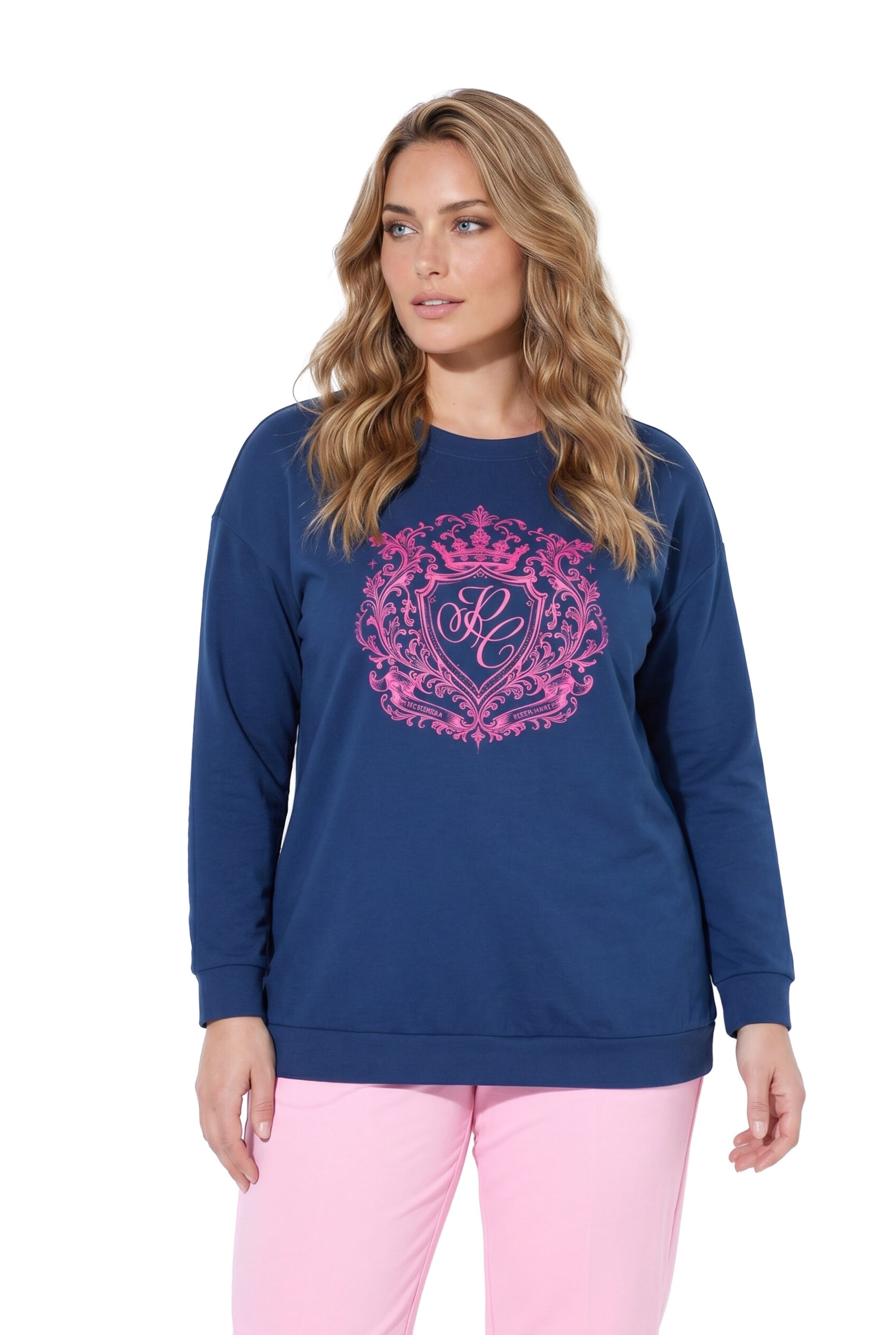 MIAMODA Sweatshirt in Blau: Vorderseite