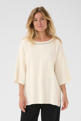 Cream - Pullover em bege: frente