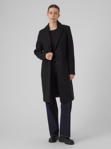 VERO MODA Between-Seasons Coat 'BLAZA' in Black