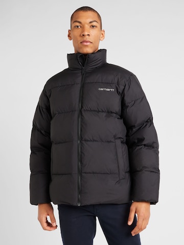Carhartt WIP Zimska jakna 'Springfield' | črna barva: sprednja stran