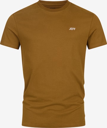 JEFF Shirt 'JFCayson' in Bruin: voorkant