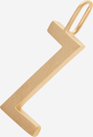 Design Letters Hangers in Goud: voorkant