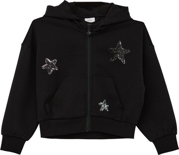 s.Oliver Zip-Up Hoodie in Black