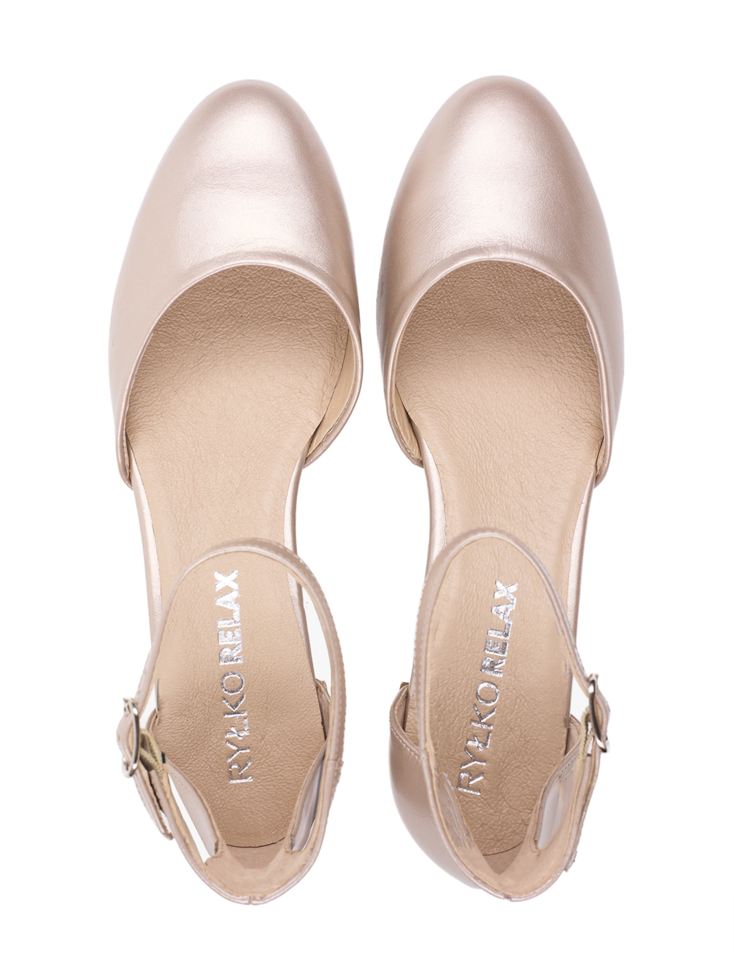 RYŁKO Czółenka w kolorze beżowy