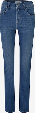 Angels Slimfit Straight-Leg Jeans Jeans Cici mit authentischem Denim in Blau: predná strana