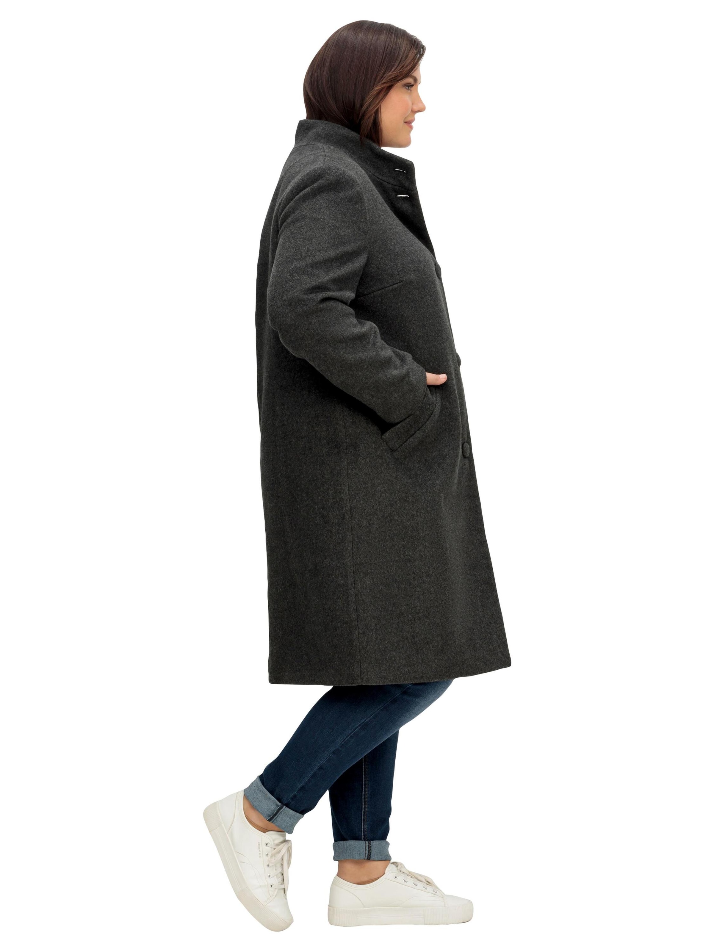 Palton de primăvară-toamnă de la SHEEGO pe gri