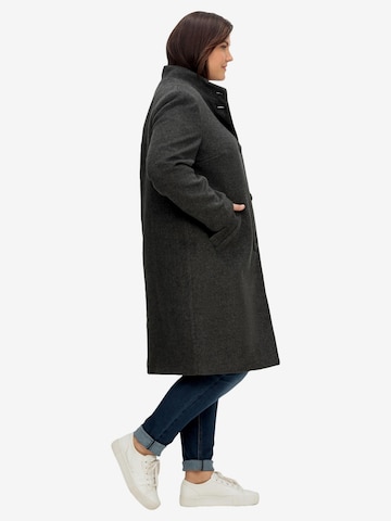 SHEEGO Демисезонное пальто в Серый