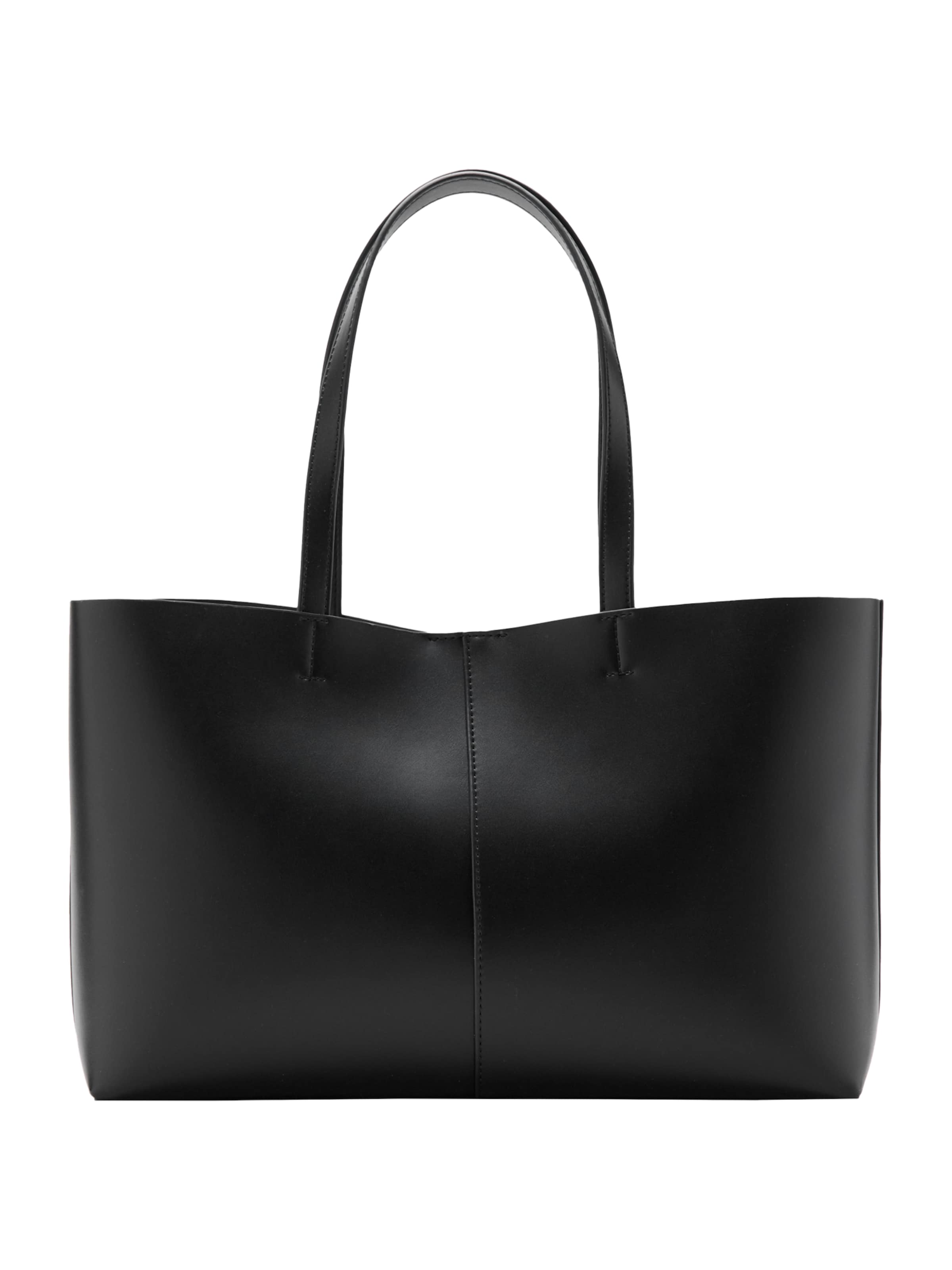 MANGO Shopper 'MANU' in Black: front