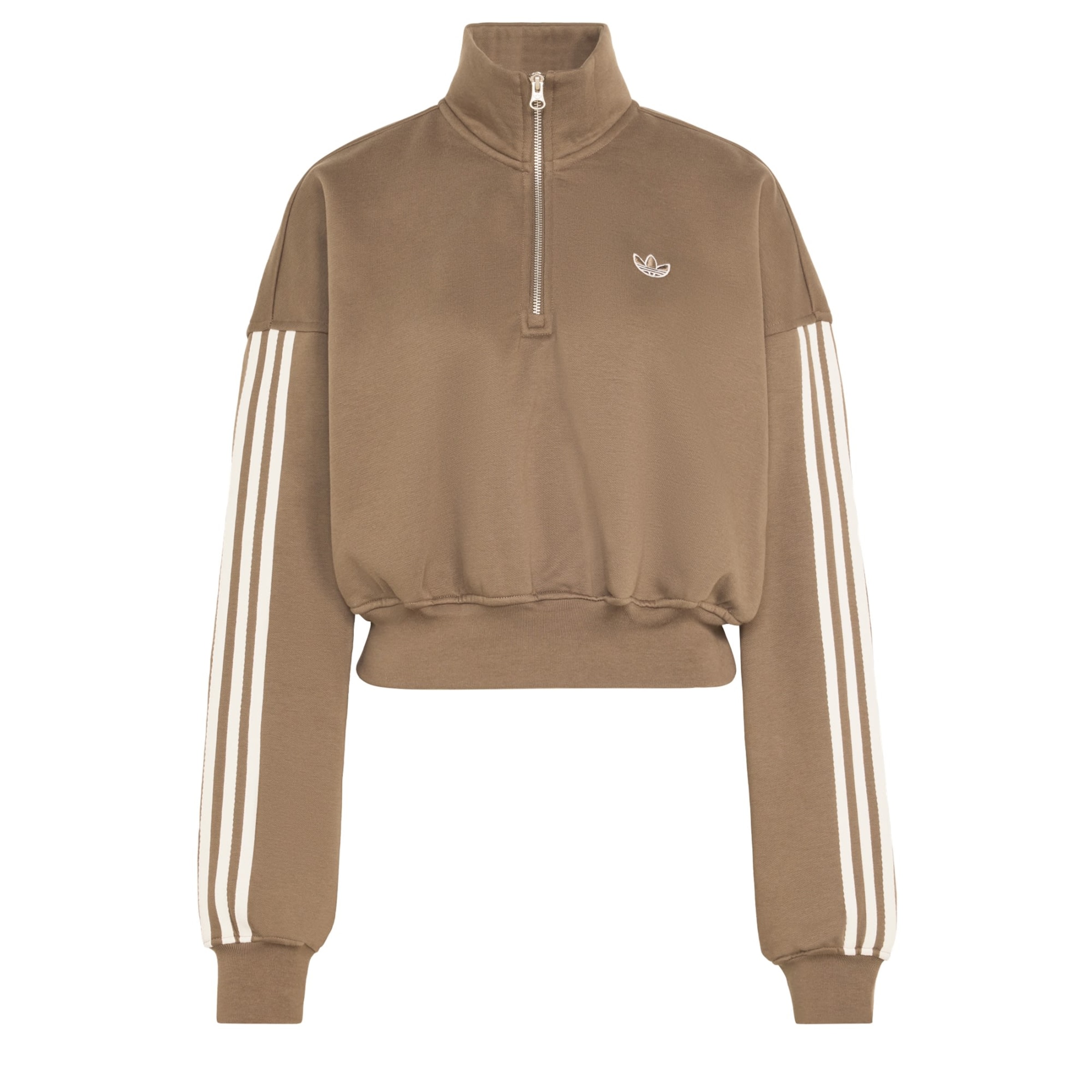 ADIDAS ORIGINALS Mikina 'Firebird' – hnědá: přední strana