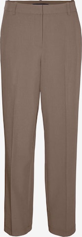 VERO MODA Pleated Pants in Brown: front