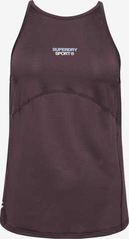 Superdry Sports Top 'Active' in Brown: front