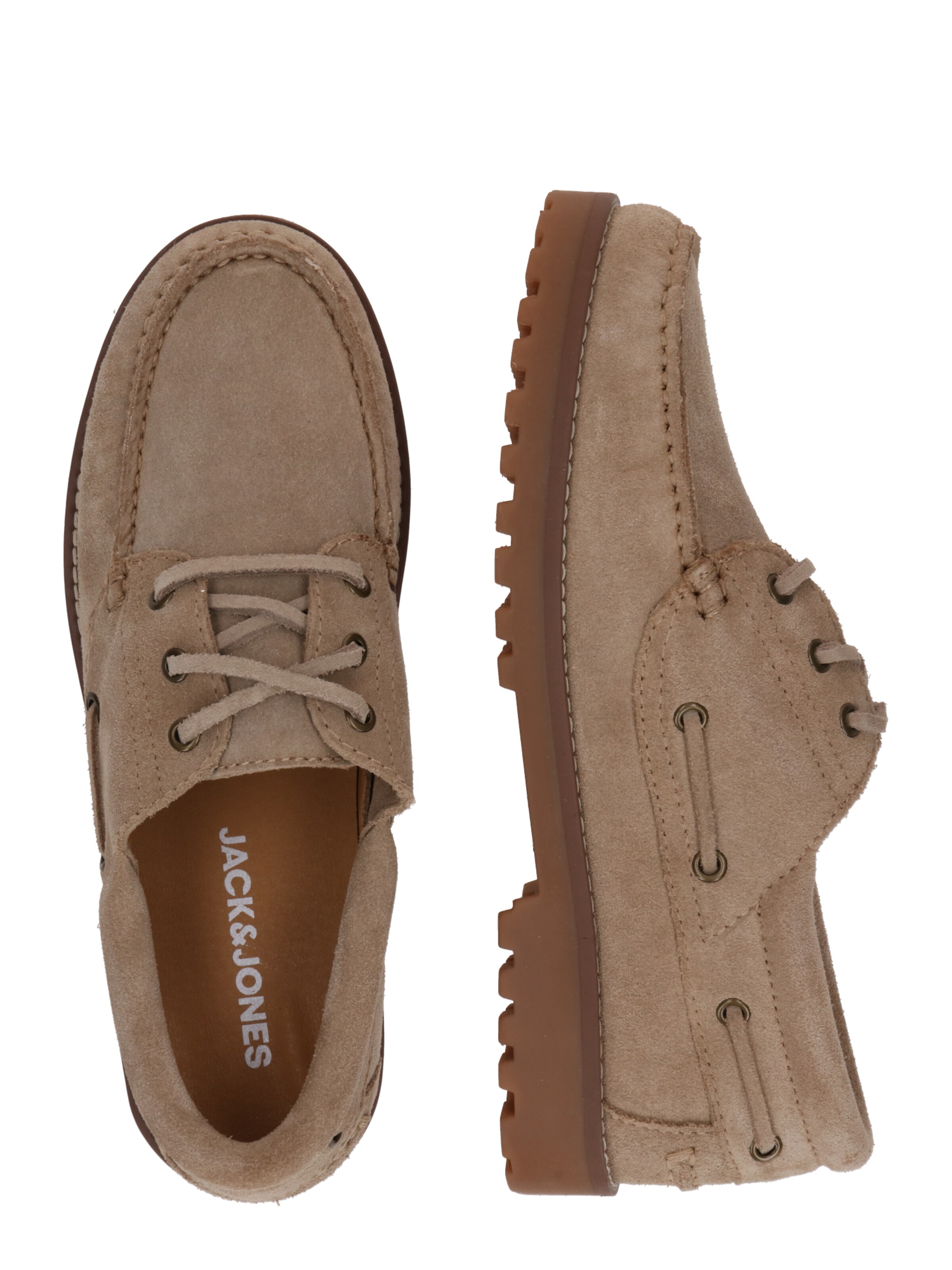 JACK & JONES Mokassin 'JFWBrooklyn' in Grau