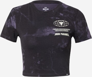 T-shirt fonctionnel UNDER ARMOUR en violet : devant