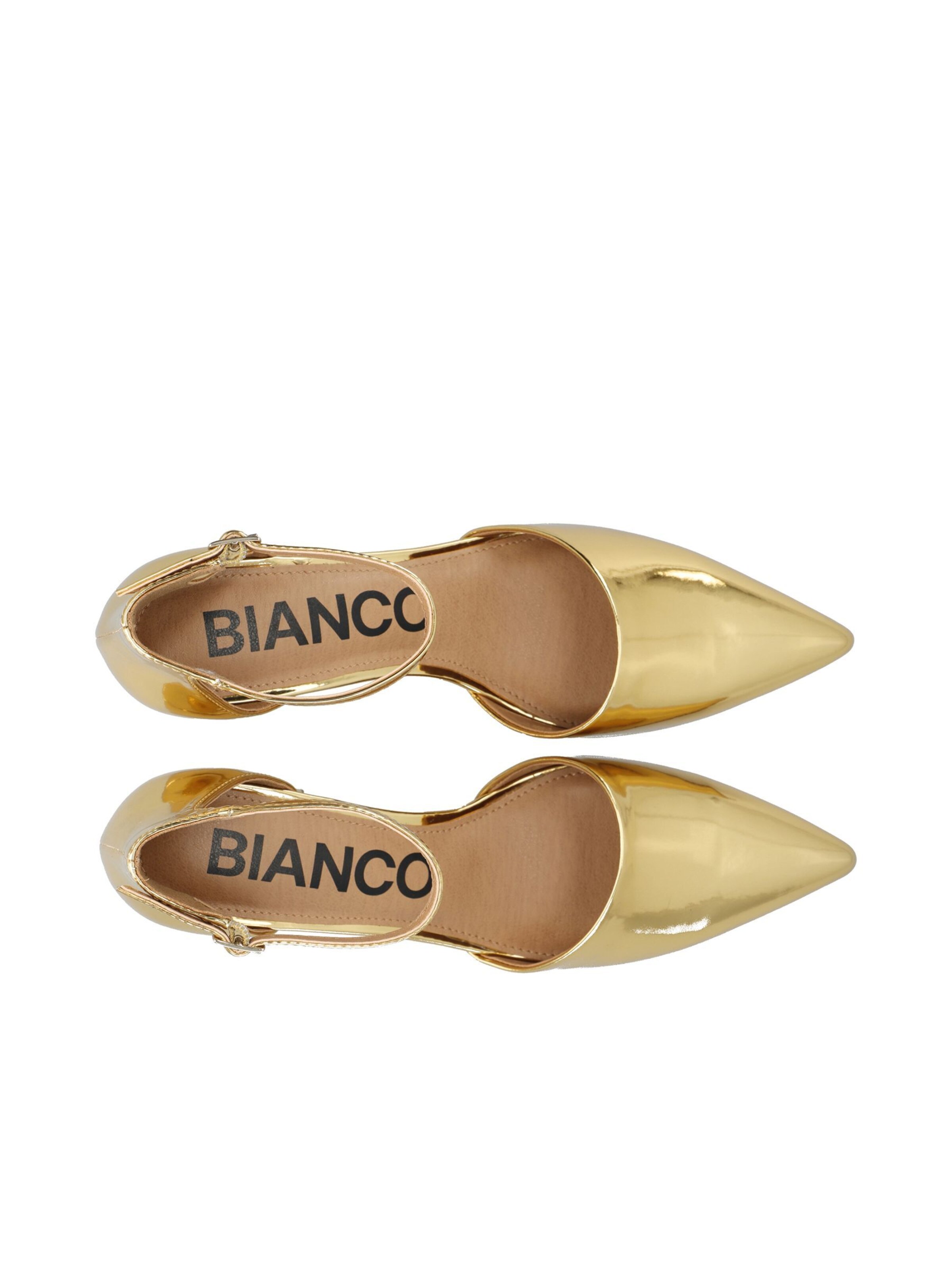 Bianco Pumps 'Devided' in Gold