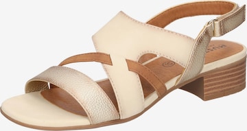 MUSTANG Sandale in Beige: Vorderseite