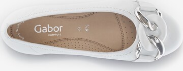 GABOR Ballet Flats in White