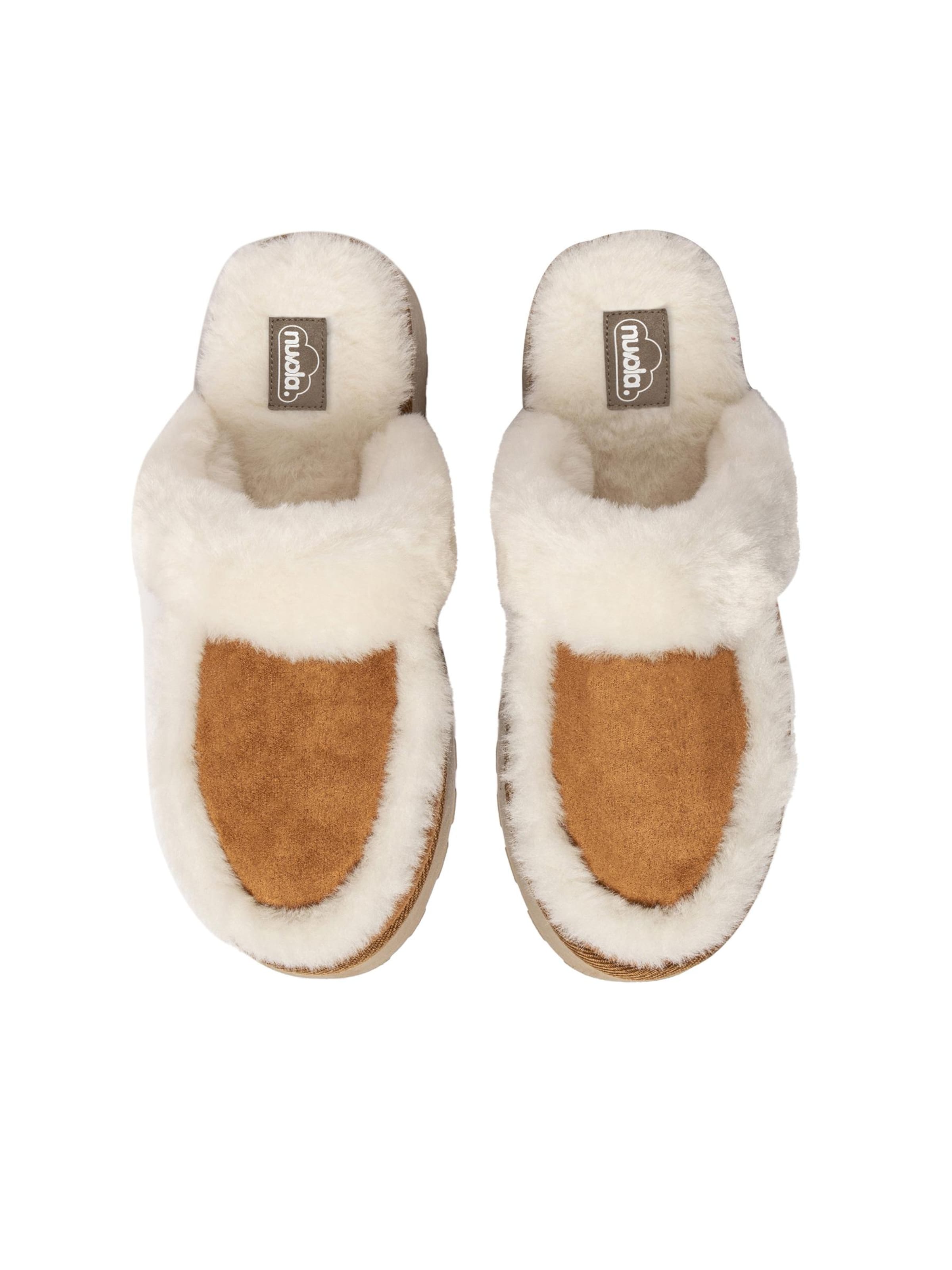 Nuvola. Huisschoenen 'Alaska' in Bruin