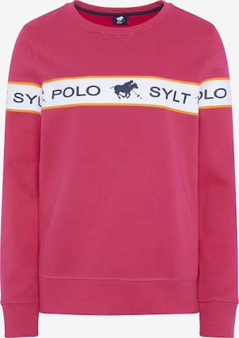 Polo Sylt Sweatshirt in Pink: predná strana