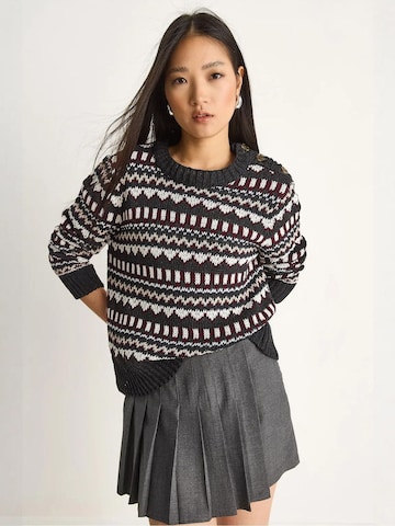 Pull-over Bianco Lucci en gris : devant