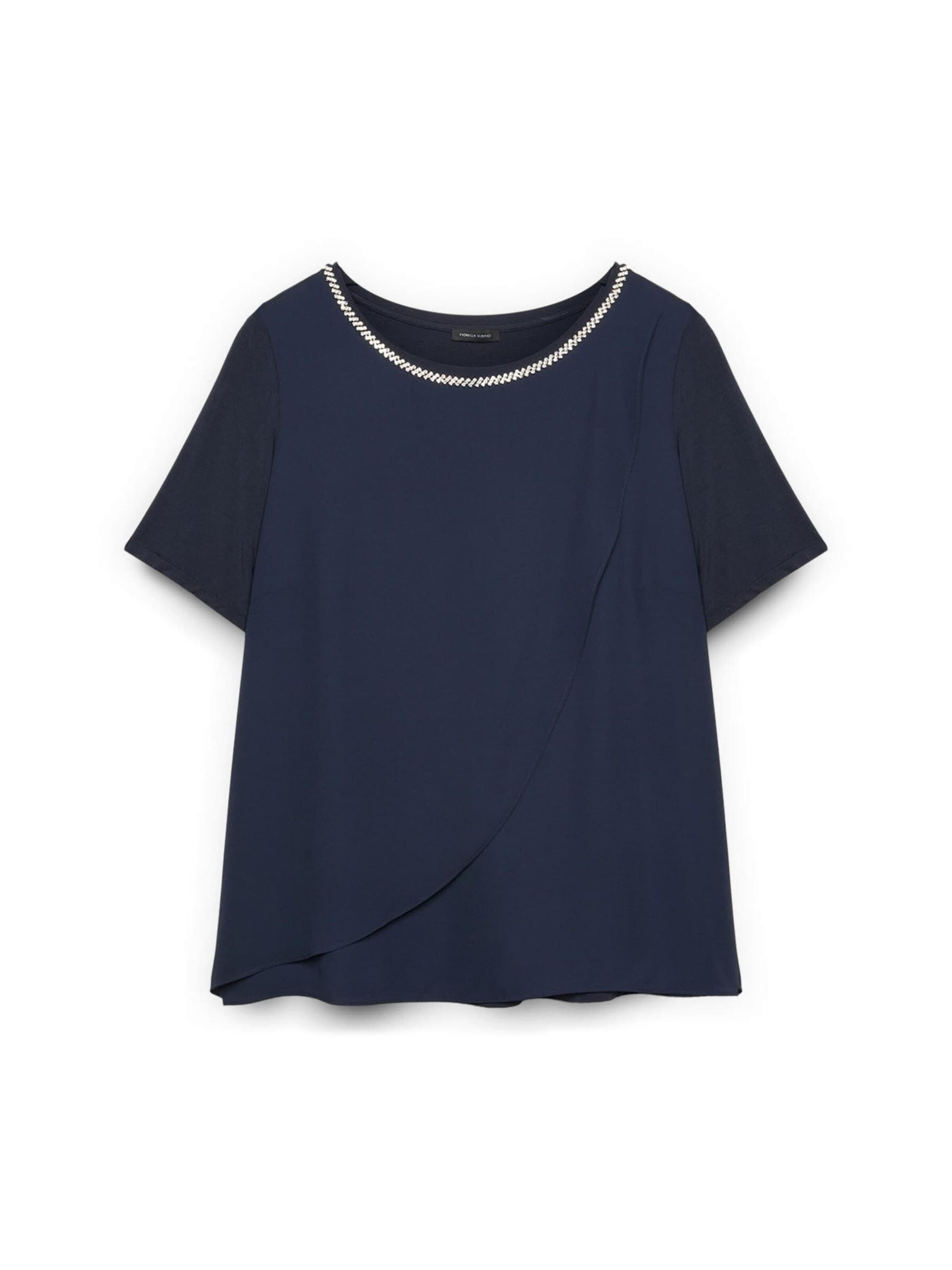 Fiorella Rubino Blouse in Blauw: voorkant