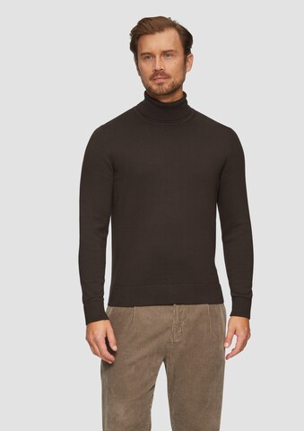 s.Oliver Sweater in Brown: front