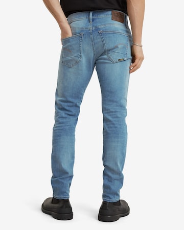 G-STAR Slimfit Jeans '3301' in Blauw