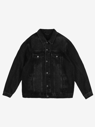 Prosto Übergangsjacke 'Civil' in Schwarz: Vorderseite