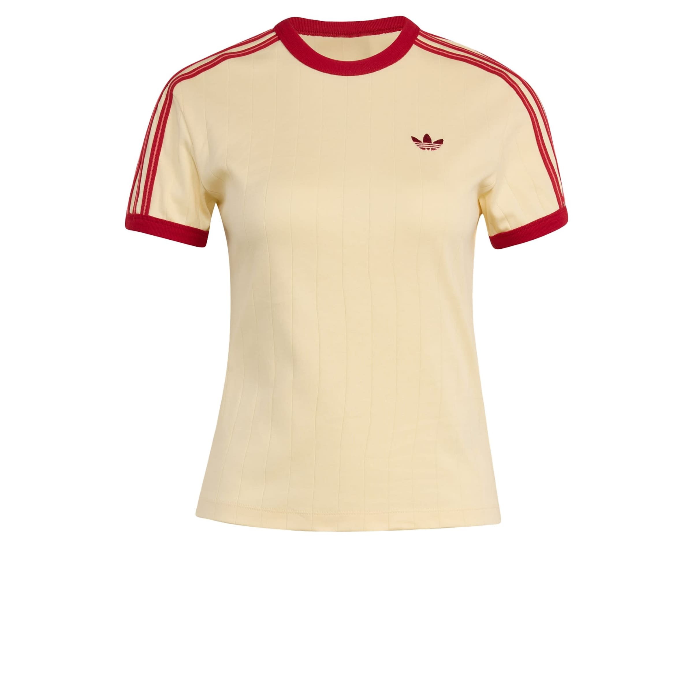 ADIDAS ORIGINALS Shirt in Yellow: front