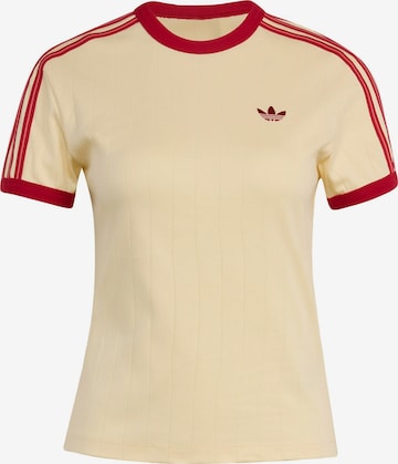 ADIDAS ORIGINALS Shirt in Yellow: front