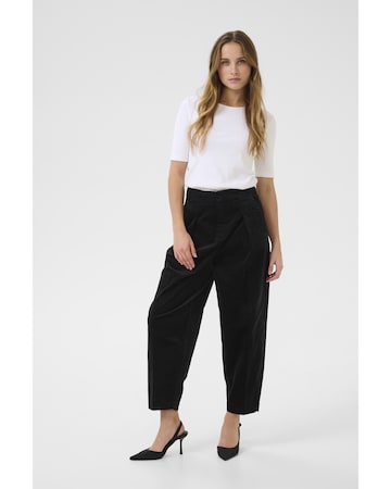 InWear Loose fit Pleat-front trousers 'Rikka Barrel' in Black