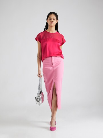 VILA Blouse 'ELLETTE' in Roze