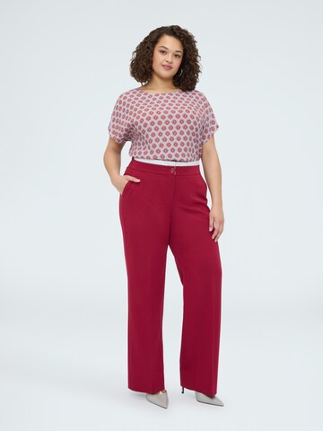 Chemisier Fiorella Rubino en rouge