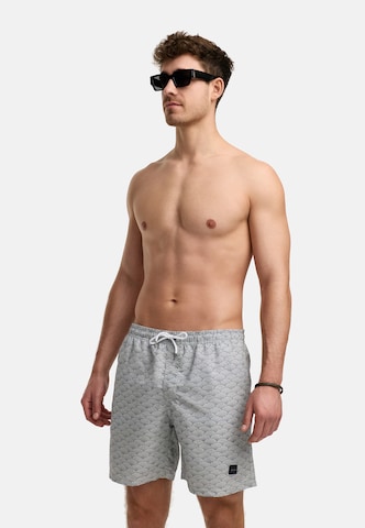 INDICODE JEANS Zwemshorts 'Santonio' in Wit