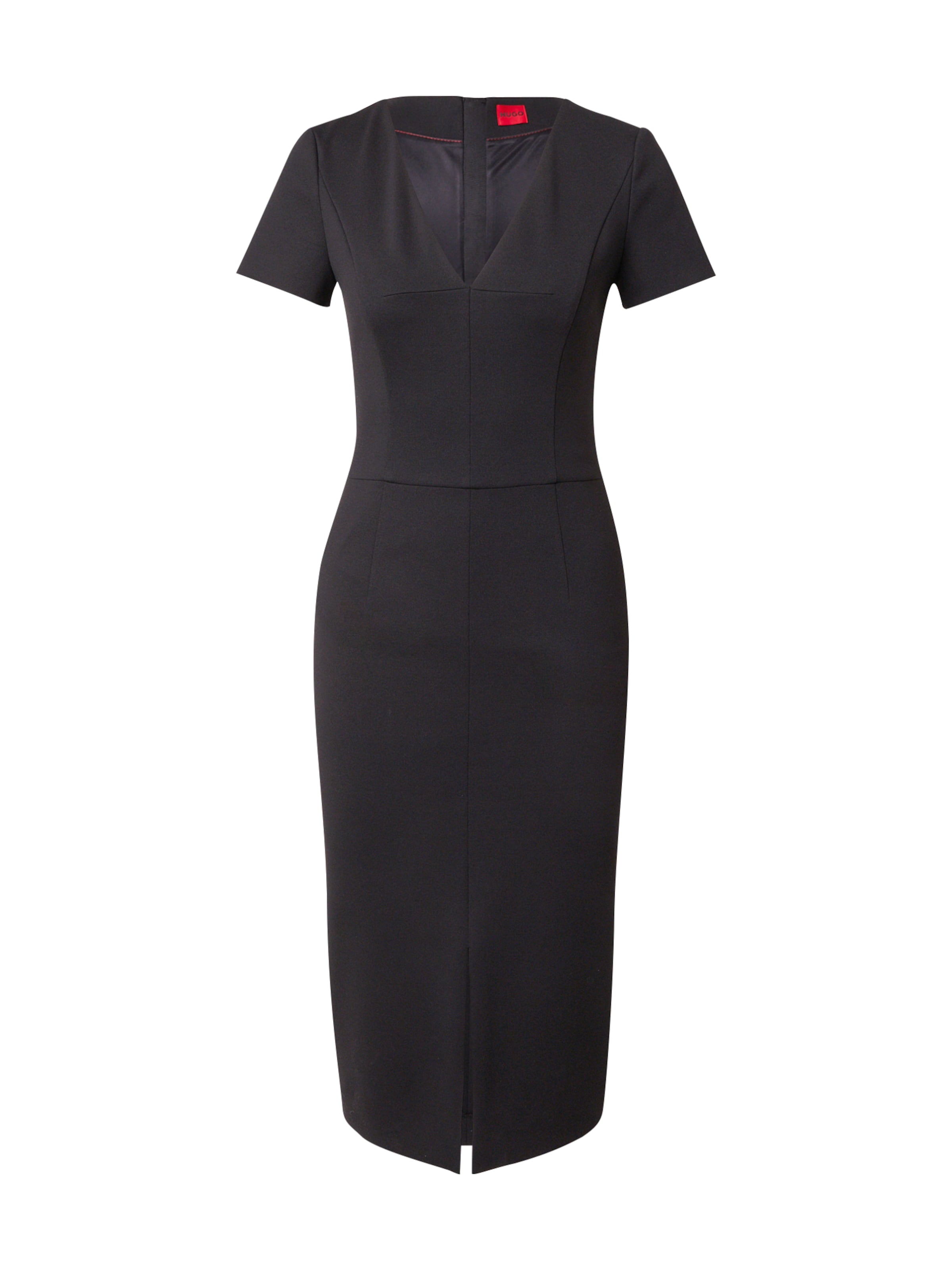 Robe fourreau HUGO en noir : devant