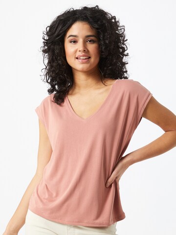 T-shirt 'Filli' VERO MODA en rose : devant