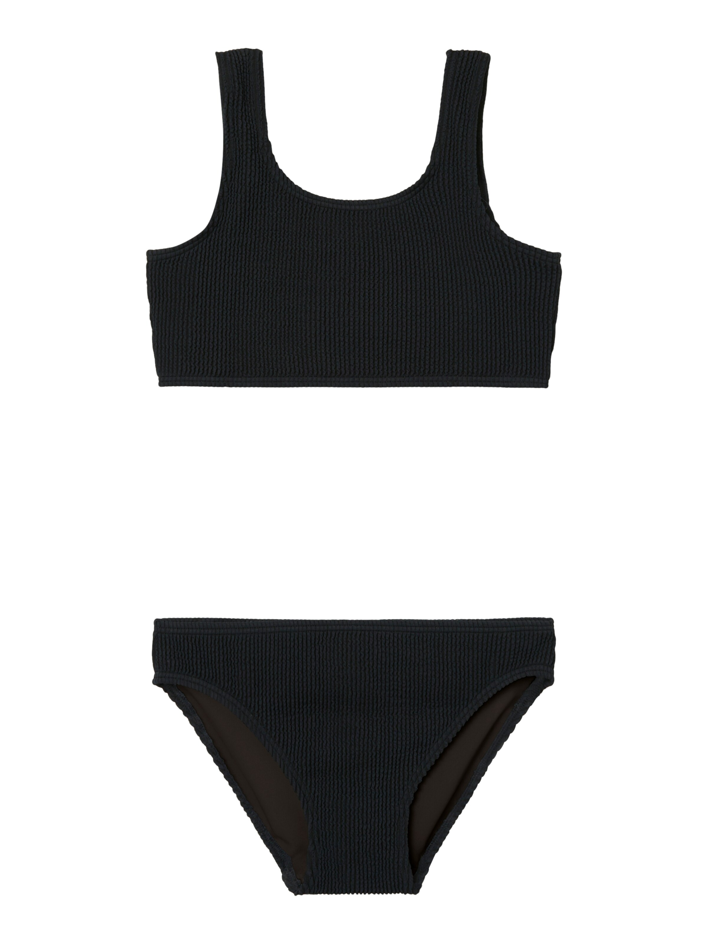 Bustino Bikini 'ZIBA' di NAME IT in nero: frontale