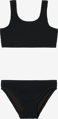 NAME IT Bustier Bikini 'ZIBA' i sort: forside