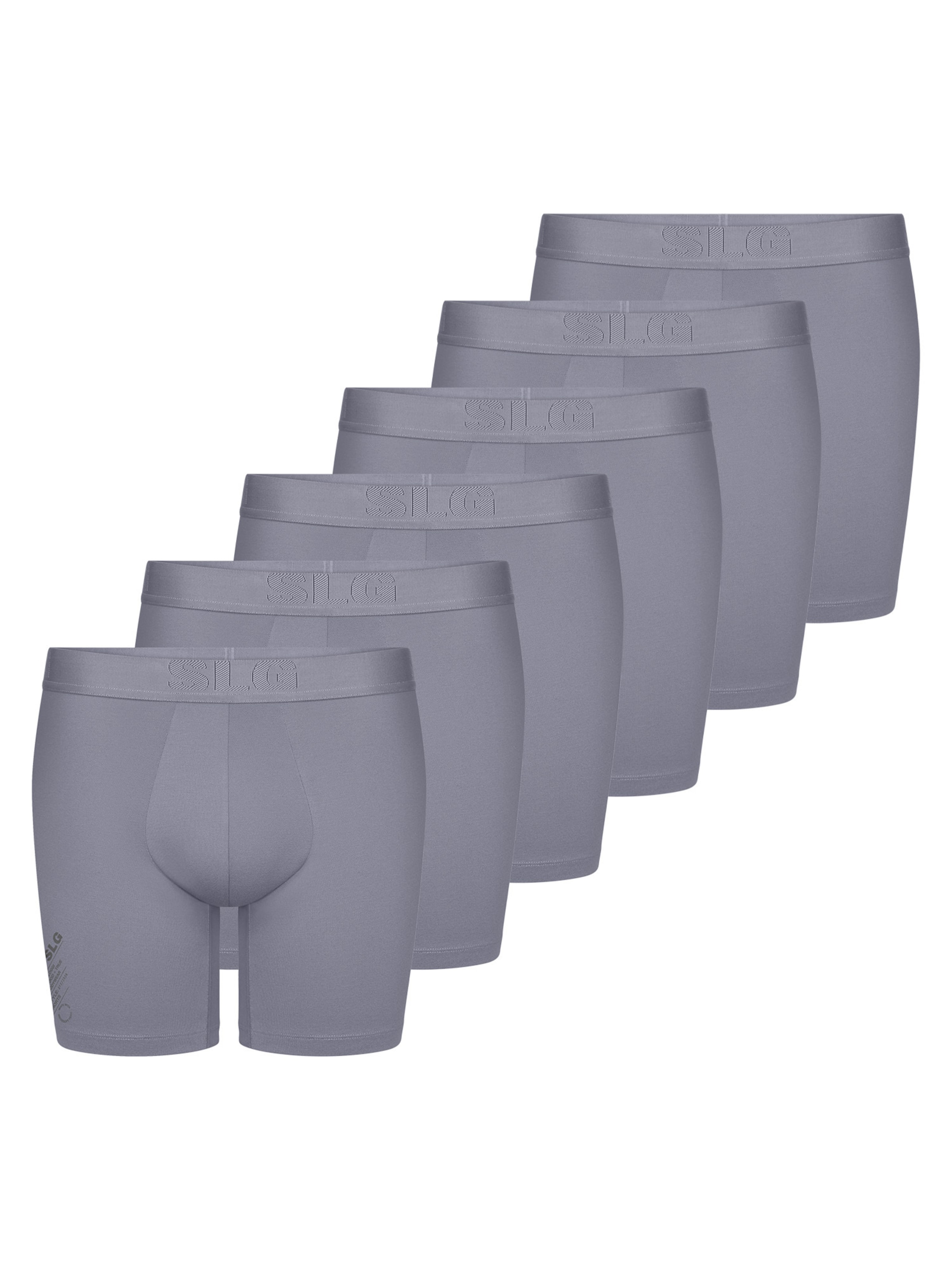 SLOGGI Boxer shorts 'SLG Base Soft' in Grey: front