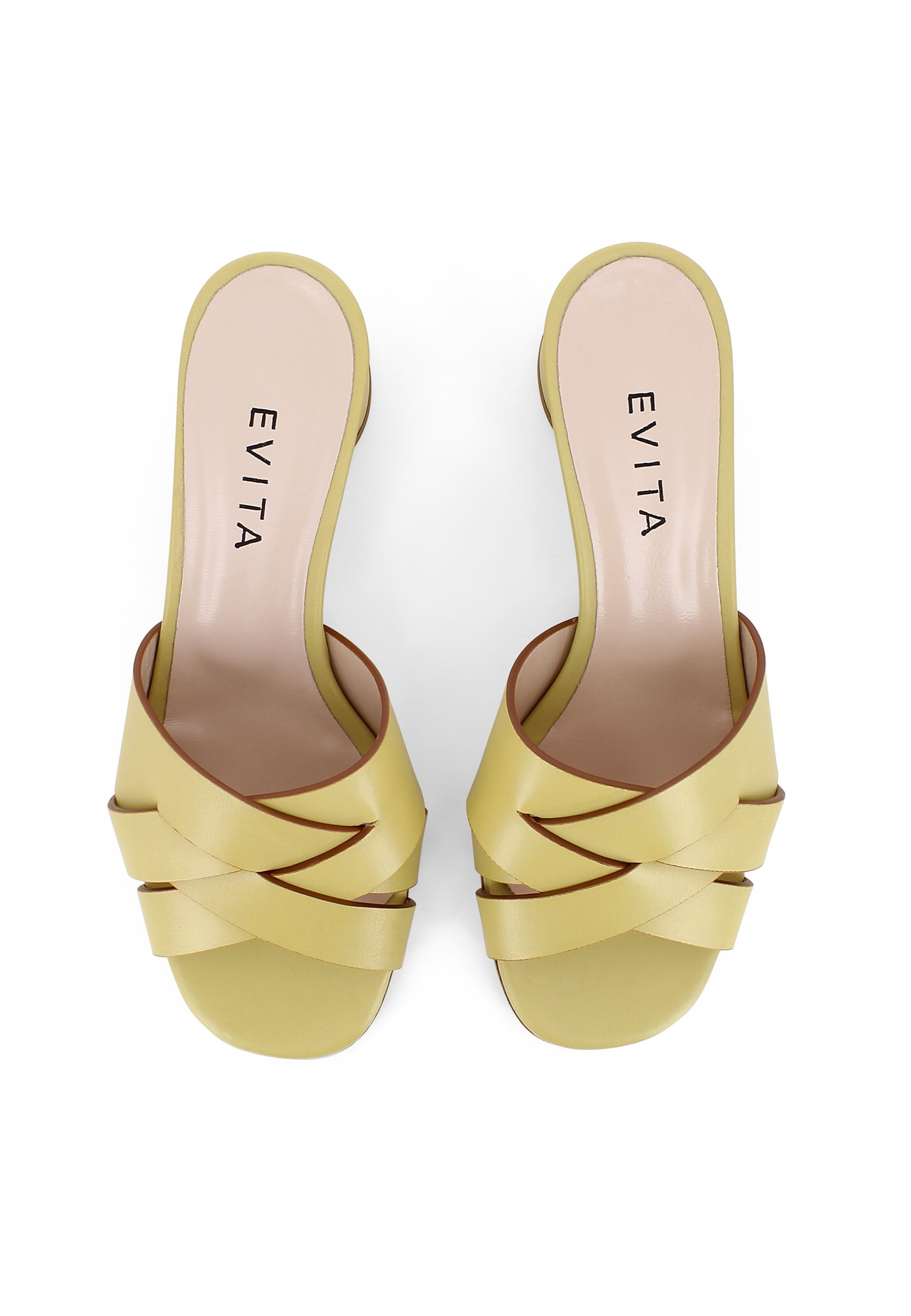 EVITA Muiltjes 'DORI' in Bruin