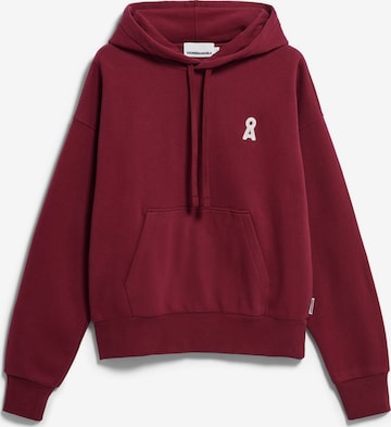 ARMEDANGELS Свитшот 'ICONIC Å FRANCISARAA' в Красный: спереди