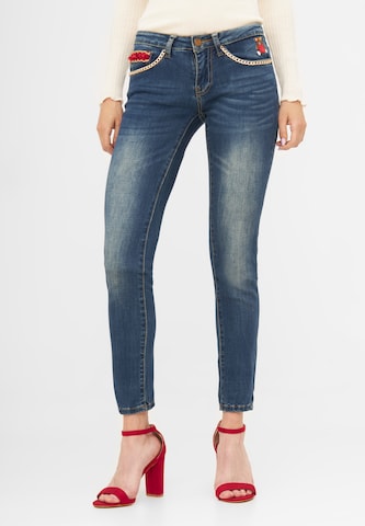 TOOche Regular Jeans 'Teddy' in Blue: front