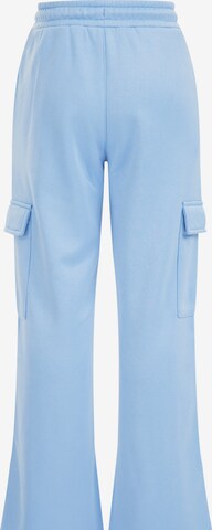 WE Fashion Regular Trousers in Blue