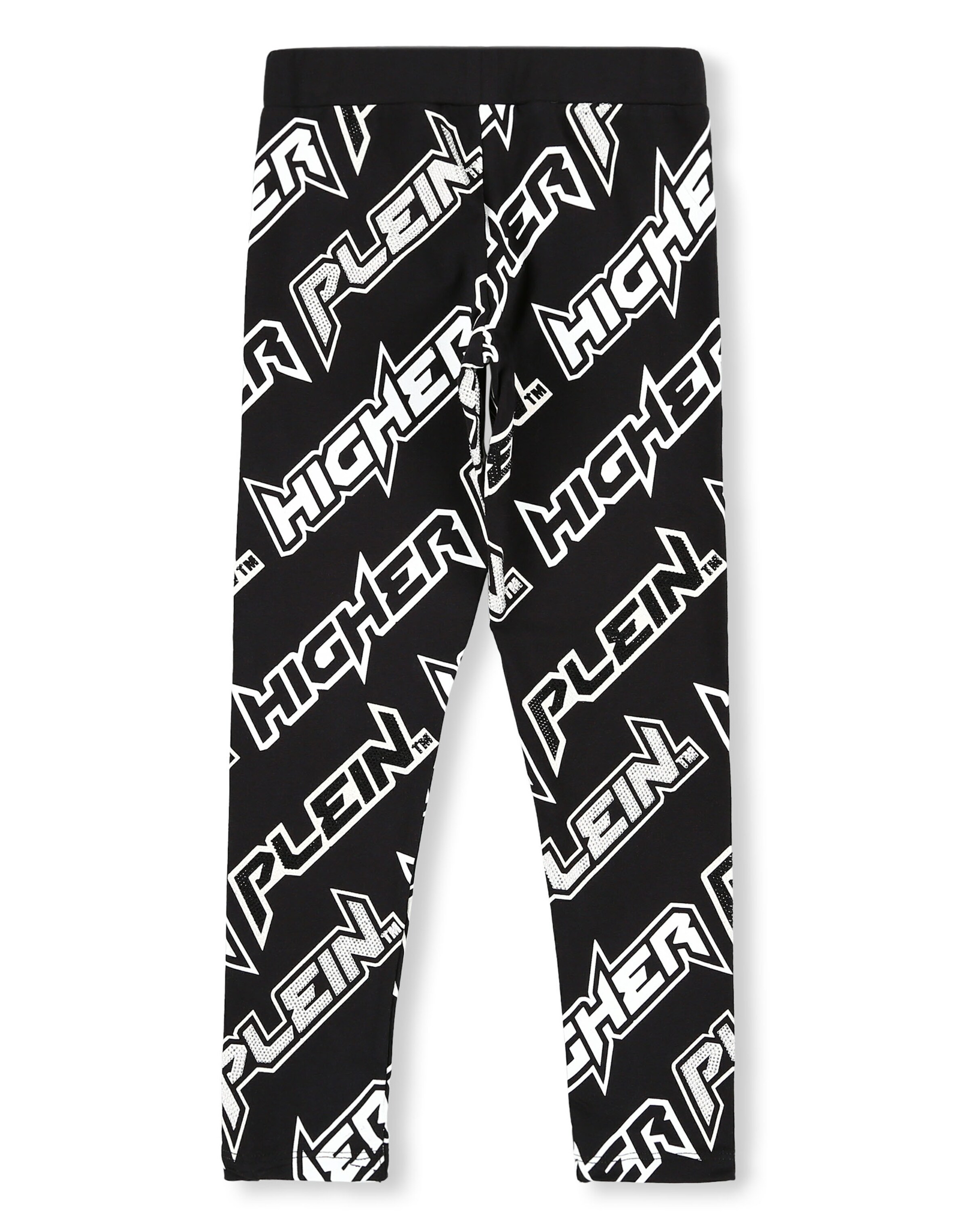 Philipp Plein Slimfit Leggings 'Space' in Schwarz