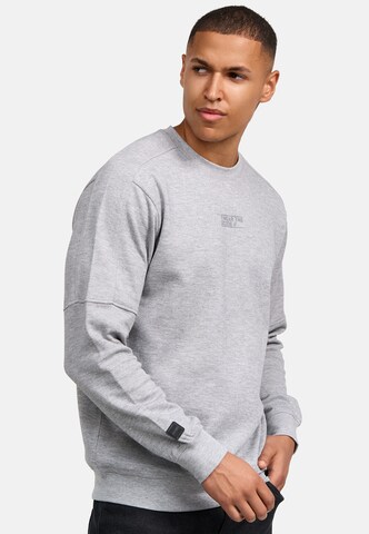 INDICODE JEANS Sweatshirt 'INCliver' in Grijs