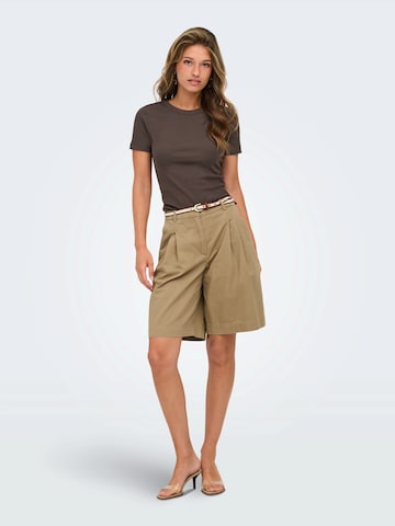 ONLY Shirt 'ONLVAL' in Brown