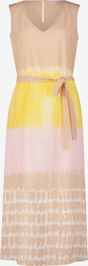 Cartoon Kleid in creme / gelb / pink, Produktansicht