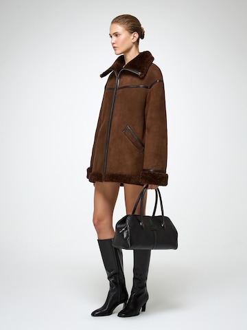 V S P Winter Coat 'Dina' in Brown